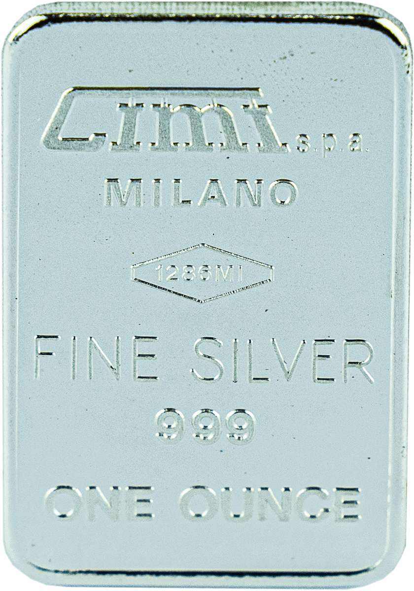 Lingotto argento 1 ounce